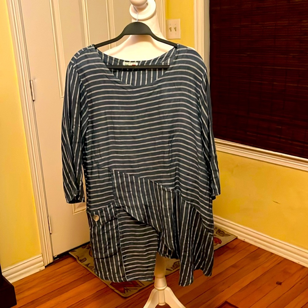 100% linen top